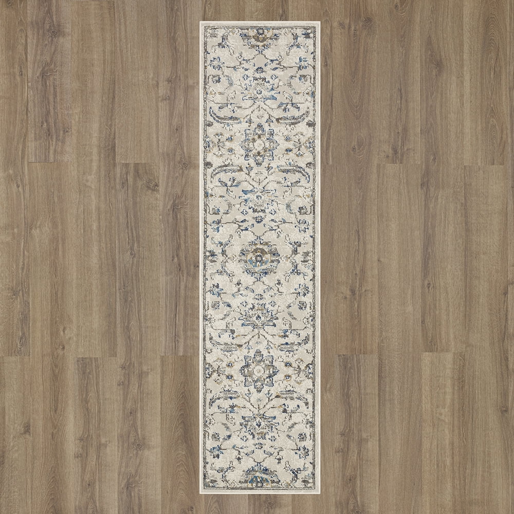 Mohawk Home Cadmus Indoor Woven Area Rug, Blue, 2' x 10'