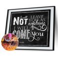 thumbnail image 1 of Taladro Pintura Diamante (DB0809) Letra 5D Bordado Completo DIY Punto de Cruz Decoración (B) 30x40cm FLhrweasw Nuevo, 1 of 1
