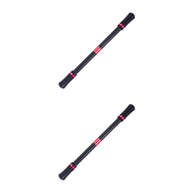 heritaly Professional Rotating Pen Party Trick Plastic Stress Relief Pencils Coordination Exercise Toy Birthday Present Type 1 Red 2Set