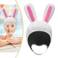 thumbnail image 3 of Capucha de buceo Capucha térmica Cubierta impermeable para la cabeza Cómodo gorro de natación térmico para blanco rosa, 3 of 6
