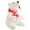A, variant on XIANXIAN Large Christmas Polar Bear Decoration Set Christmas Tree Ornament White Polar Bear Stuffed Animal Plush Cuddly for Winter Tree Decoration(Farmhouse Scarf)
