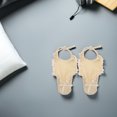 thumbnail image 1 of EXHUMKY 2Pares Calcetas Bordadas Beige Con Detalle De Encaje Y Ruffle Para Eventos Y Uso Casual, 1 of 6
