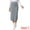 Grey, variant on DARING DIVA Women's Ribbed Knit Elastic High Waist Sweater Midi Skirt S Beige