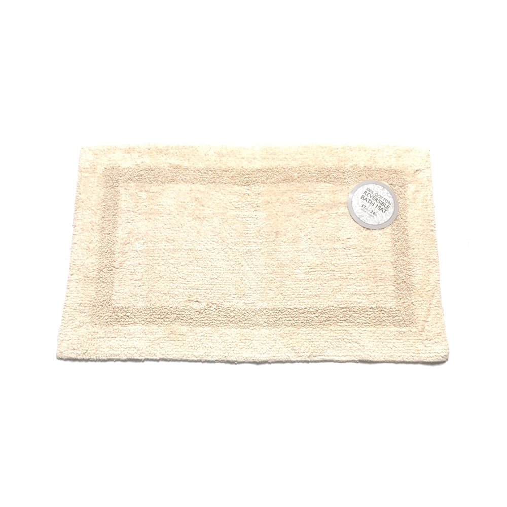 LargeSized, Reversible Cotton Bath Mat in Royal Blue