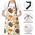 thumbnail image 4 of Kdxio Thanksgiving Turkey Apron with Pockets Adjustable Kitchen Aprons for Men Women Waterproof Aprons for Cooking,Drawing,Crafting, Baking Household Cleaning, 4 of 8