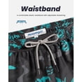 thumbnail image 3 of Bañador de baño maamgic Quick Dry para hombre, color gris oscuro, 3 of 7