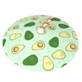 thumbnail image 2 of Kll 30" Christmas Tree Skirt Avocado Xmas Tree Skirts Mat For New Year Xmas Holiday Party Indoor Outdoor Home Decoration, 2 of 9