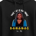 thumbnail image 3 of The Office - Kelly Day Is Bananas - Juniors Cropped Pullover Hoodie, 3 of 5