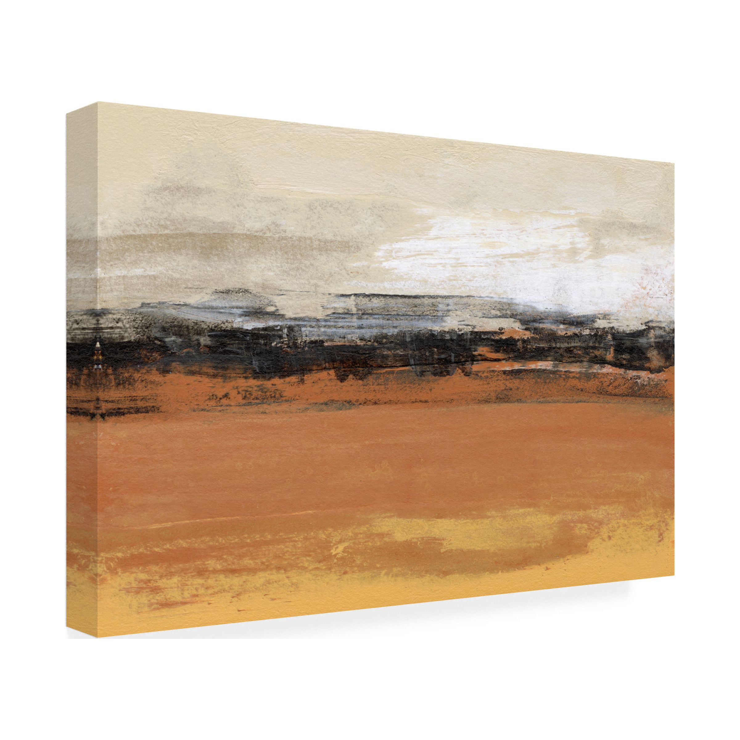 Sharon Gordon 'Bridges Ochre I' Canvas Art
