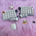 thumbnail image 2 of Silakka 54 Split Keyboard Wired Ergonomic Split Keyboard Key Changing Hot-swappable Two-hand Split Keyboard, 2 of 7
