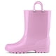 thumbnail image 1 of Botas de lluvia HISEA para niños, impermeables, de goma, color morado, talla 9T, 1 of 6