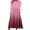 Pink, variant on Fesfesfes Women Dress Fall And Winter Casual Round Neck Long Sleeve Folding Solid With Pocket Dresses Under $10