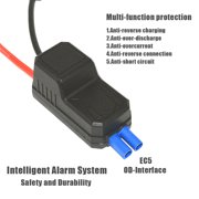 Ruiboury 1/2/3/5 Black Convenient Smart Jumpers Clamp Compact Emergency Essential Jumpers Clamp Automotive Durable Jump Starter 1PCS
