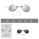 thumbnail image 4 of Sidaley Gafas de sol sin montura, pinzas para la nariz profesionales, gafas para adultos, gafas transparentes con Clip, accesorio de moda, Gafas de moto Negro, 4 of 6