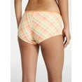 thumbnail image 3 of No Boundaries Plaid Boyshort Bikini Bottoms, Women’s XXS-XXL, 3 of 5