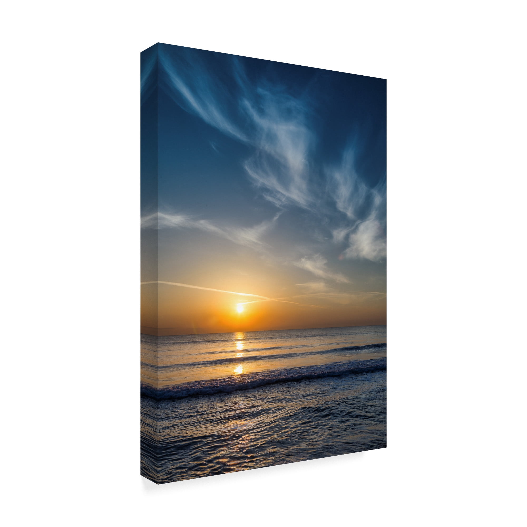 Trademark Fine Art 'Sun Coastline' Canvas Art by Giuseppe Torre