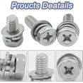 thumbnail image 3 of 15 Set M6x16mm Motorcycle Battery Terminal Screws And Nuts Stainless Steel M6 Bolt Square Nut Kit Motorcycle Battery Screw And Nut For Atv Bike Scoote, 3 of 5