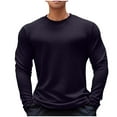 thumbnail image 2 of Chandail à Manches Longues pour Hommes - Col Rond Décontracté en Polyester pour Automne Hiver, 2 of 9