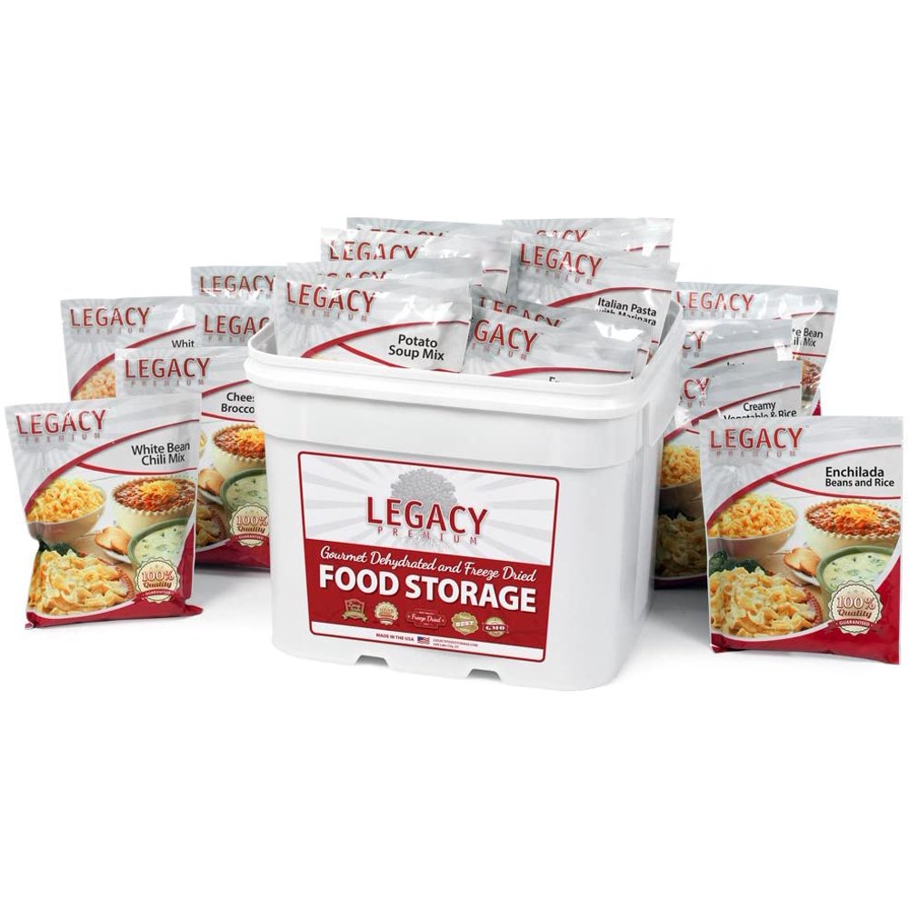 Long Term Dehydrated Food Storage 120 Large Entree Servings 29 Lbs