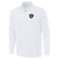 thumbnail image 2 of Men's Antigua  White Las Vegas Raiders Reprocess Quarter-Zip Top, 2 of 4