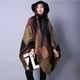 thumbnail image 3 of Jumpingount Ponchos cálidos de invierno a la moda para mujer Accesorios de disfraces Caqui Jumpingount AP007115-03, 3 of 6