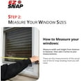 thumbnail image 5 of EZ Snap Outdoor Window Shades for Home – 7' x 6' Black Mesh Thermo-Weave Sun Screen, Sun Shade with 50 Black No-Drill Snap Fasteners, UV Protection, Quick & Easy Installation for Summer, 5 of 7