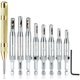 thumbnail image 1 of Juegos de 8 brocas centrales con punzón central automático, perforadora de orificios para bisagras autocentrante, herramientas para trabajar la madera para puertas de muebles de 1/4'', 1 of 5