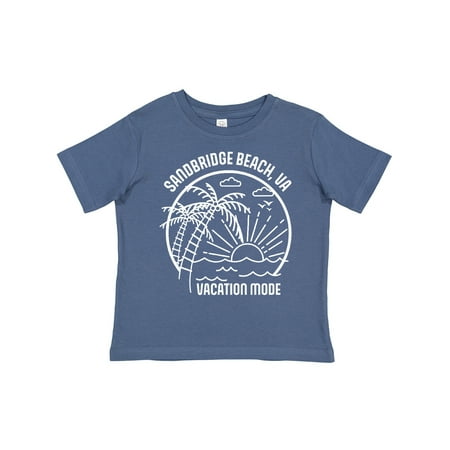 

Inktastic Summer Vacation Mode Sandbridge Beach Virginia Gift Toddler Boy or Toddler Girl T-Shirt