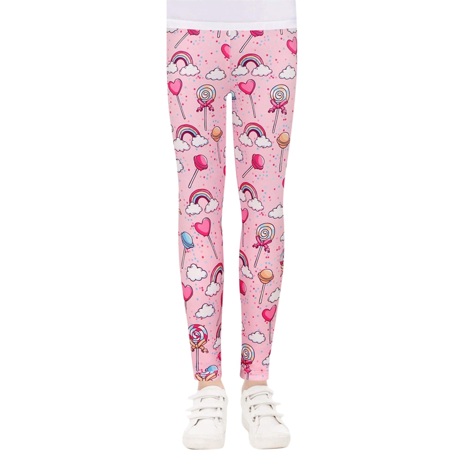 OWFKAY Leggings Imprimés Pour Filles - Pantalon De Yoga