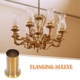 thumbnail image 3 of Nestingho 4Pcs Iron Chandelier Base Sleeves Replacement for Simple Home Lighting Fixtures, 3 of 8