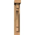 thumbnail image 2 of Ekena Millwork 3 1/2"W x 16"D x 20"H Merced Block Smooth Bracket w/ Offset Brace, Western Red Cedar, 2 of 25