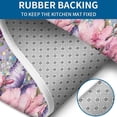 thumbnail image 4 of Pink Butterfly Flower Pattern Bathroom Rugs Sets 3 Piece,Toilet Cover Set,Absorbent Non Slip Bathroom Mats Sets with U-Shaped Contour Rug Toilet Rug Set, 4 of 5