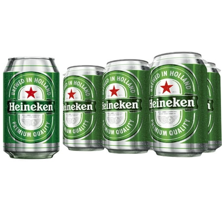 Heineken Lager, 6 pack, 12 fl oz cans