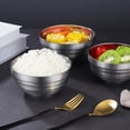 thumbnail image 3 of OULII 2pcs Stainless Steel Mixing Bowls For Kitchen Use Anti-Scald Round Design, 3 of 8