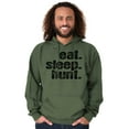 thumbnail image 5 of Eat Sleep Hunt Sport Hunting Season Hoodie Sweatshirt Women Men Brisco Brands L, 5 of 6