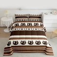 thumbnail image 2 of Homewish Western Horseshoe Bedding Comforter Set 2pcs for Teens,Geometric Stripes Lines Twin Comforter Sets Microfiber,Southwestern Theme Breathable Bedding Set,Super Cozy Room Decor,Reversible, 2 of 8
