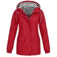 thumbnail image 3 of Neewe Women's Waterproof Rain Jacket Lightweight Raincoat Hooded Hiking Jacket Softshell Windbreaker, 3 of 8