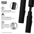 thumbnail image 2 of VIGO Greenwich Single Handle Pull-Down Sprayer Kitchen Faucet Set with Soap Dispenser in Matte Black, 2 of 10