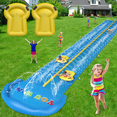 thumbnail image 7 of 32.8ft Long Pool/Grass Water Slide, Automatic Sprinkler Grass Water Slide, Safety Padding, Suitable for Pool Or Grass, 7 of 7
