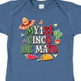 thumbnail image 4 of Inktastic My 1st Cinco De Mayo with Sombrero Red Chili Pepper Taco and Cactus Boys or Girls Baby Bodysuit, 4 of 5