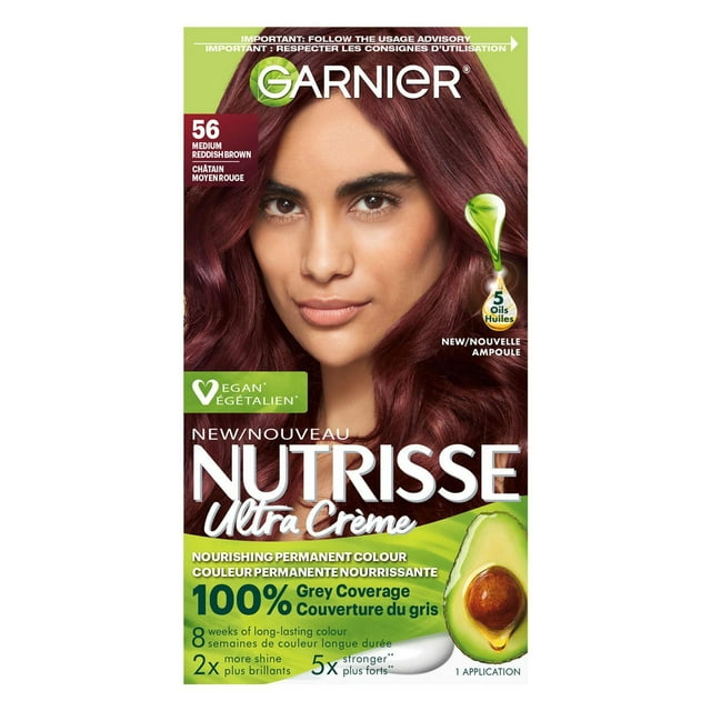 Garnier Nutrisse Ultra Crème, Permanent Hair Dye, Long-Lasting,1 unit