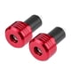 thumbnail image 5 of Par de extremos de manillar de motocicleta de aluminio Universal de 22mm, enchufe de equilibrio de peso, Rojo, 5 of 9