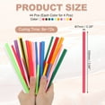 thumbnail image 2 of Hot Glue Sticks for Glue Gun, 44 Pcs Colored Hot Melt Adhesive Bulk Sticks for DIY Craft Projects Art Decoration Home Repairs, 11 Colors (3.9" x 0.28"), 2 of 7