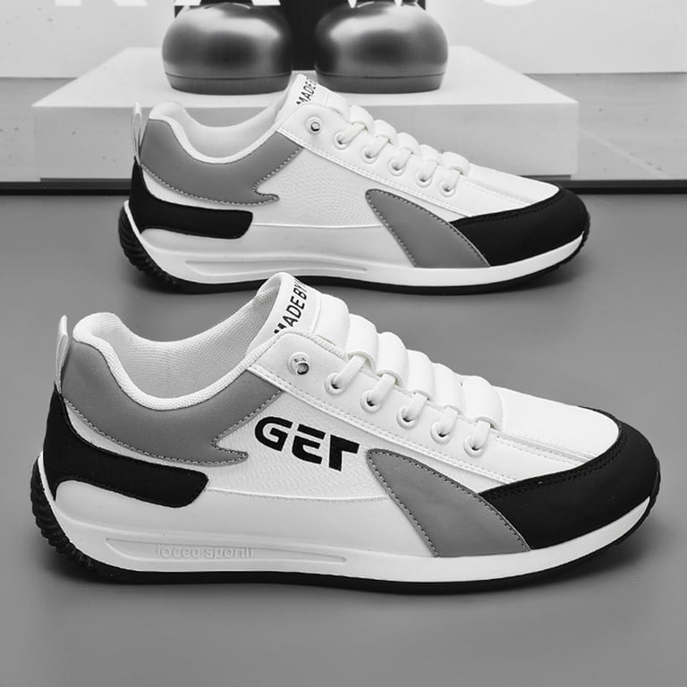 Men\'s All White Golf Shoes Fixed Nail Less Sole Waterproof Lightweight No-slip Men main image 2