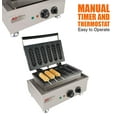 Hotdog Waffle Maker Waffle Dog Maker Machine Commercial Stainless