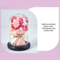 thumbnail image 6 of HongHeng Clearance Under $2.00 Soap Flower Dried Flower Bouquet Rose Superior Quality Glass Cover Eternal Flower Gift Box Christmas Valentine's Day Gift, 6 of 6