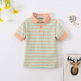 thumbnail image 5 of Ccpelsie Boys School Uniform Short Sleeve Stain Guard Polo Shirt Collar Shirts for Boys Toddler(Light Green,4-5 Years), 5 of 8