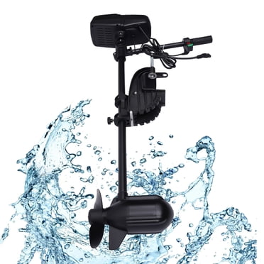 1.4KW Electric Boat Engine Outboard Trolling Motor Brushless Motor Engine 48V Black Electric Trolling Motor