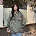thumbnail image 5 of -Chaqueta cortavientos japonesa Y2k para mujer, sudaderas con capucha, ropa de calle Harajuku, chaquetas de gran tamaño para exteriores, Otoño e Invierno, 5 of 5