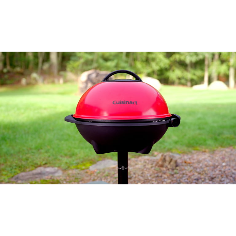 Cuisinart - 2-in-1 Outdoor Electric Grill - Red